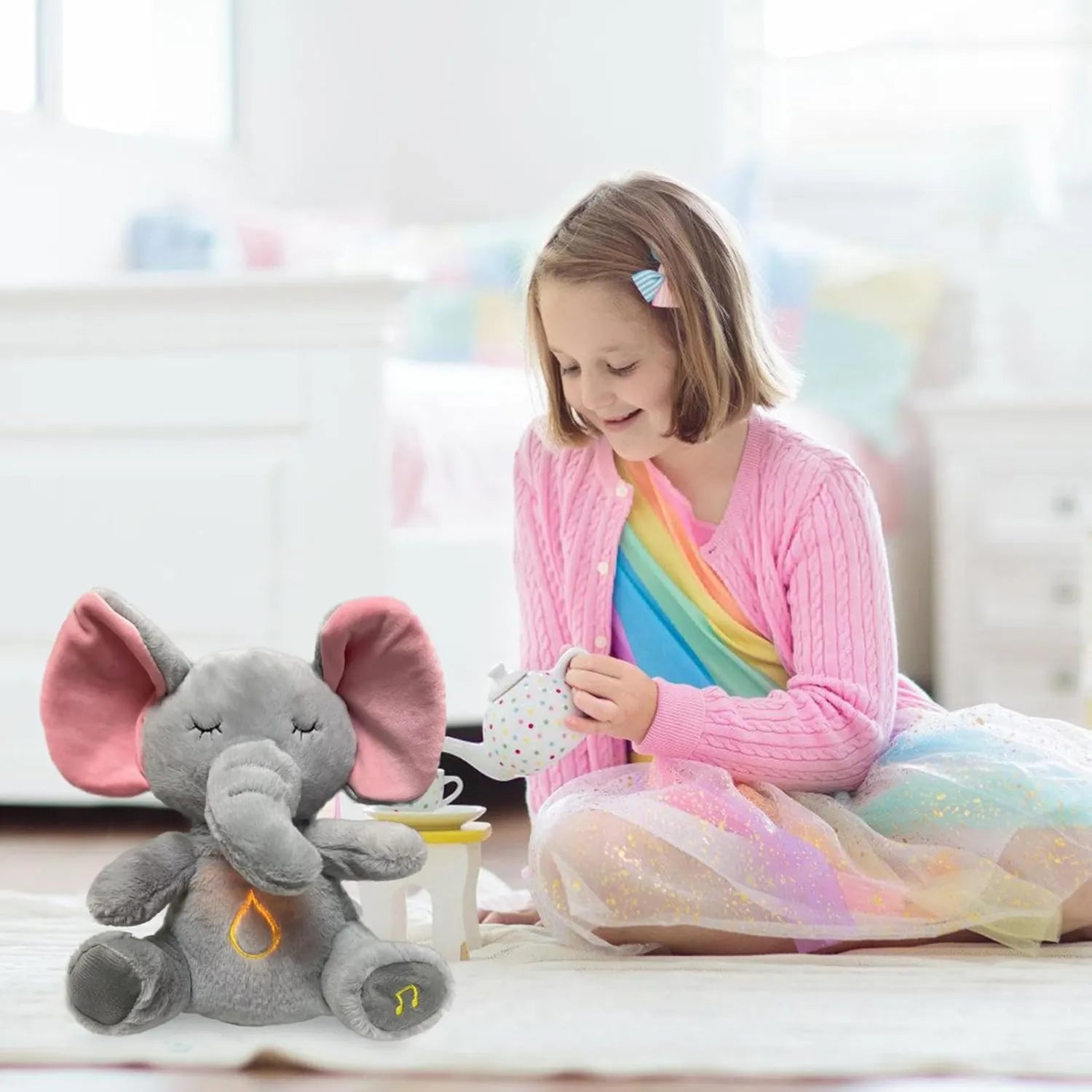 Peluche Elefantito Que Respira